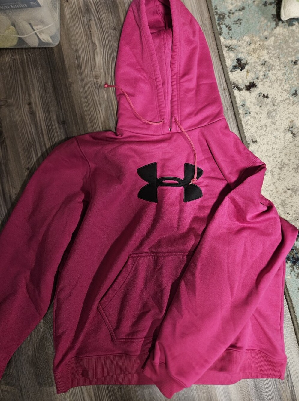 Under Armour Pink Logo Hoodie